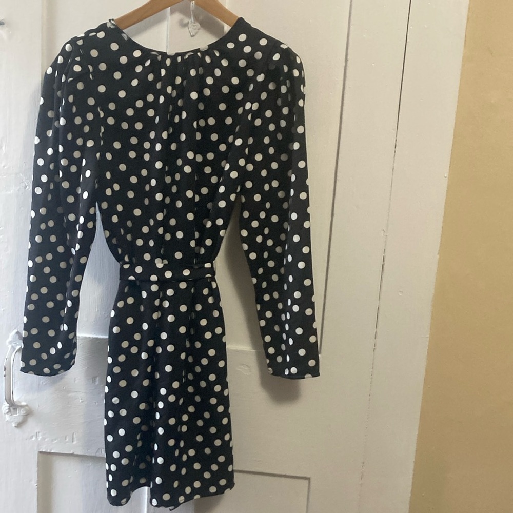 A New Day Black and White Polka Dot Dress - Picture 1 of 7